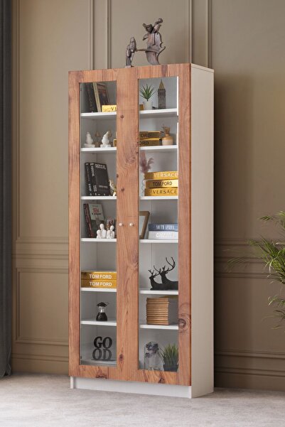 Setay Cam Kapaklı Kitaplık, Lotus Kitaplık, 2 Kapaklı Dolap