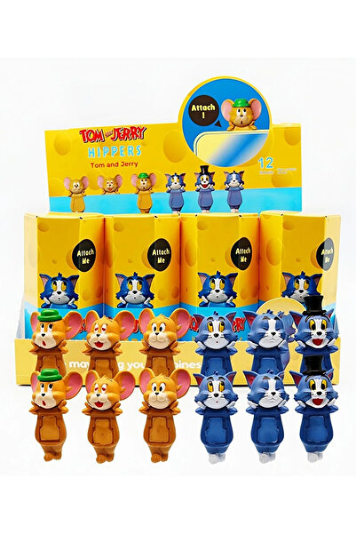 WANNA PROTECT تمثال صغير من سلسلة توم وجيري هيبيرز، مفاجأة، قطعة واحدة، زينة للهاتف