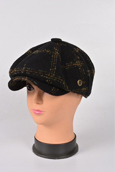 mercantoptan قبعة شتوية للأطفال مكونة من 8 قطع من الصوف الأصلي طراز Peaky Blinders