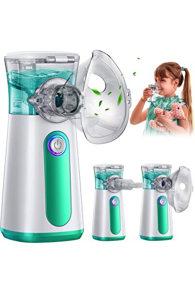 Hulami جهاز استنشاق هواء محمول - جهاز استنشاق هواء شبكي قابل لإعادة الشحن (أخضر)