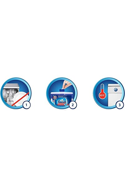 Finish Lemon Sparkle Dishwasher Cleaner (250 ml, Pack of 4)