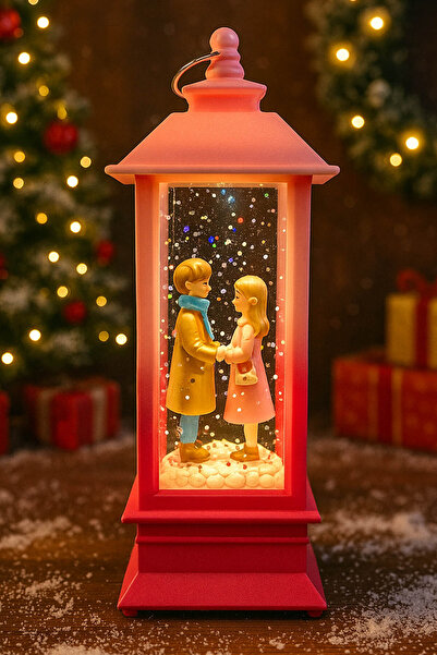 zozoya Ellerim Ellerinde Sevgiliye Hediye Işıklı Kar Küresi