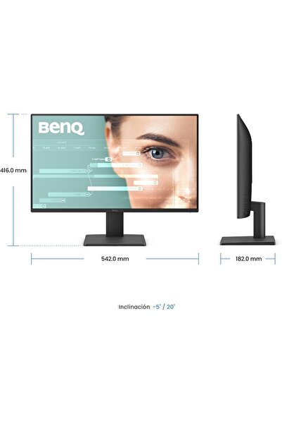 BENQ GW2491 24" IPS FHD 1080p 100Hz Monitor, 99% sRGB, HDMI, DisplayPort, Eye Care