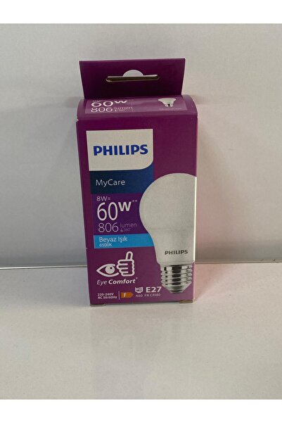 Philips LED AMPUL BEYAZ 8W 10'LU PAKET
