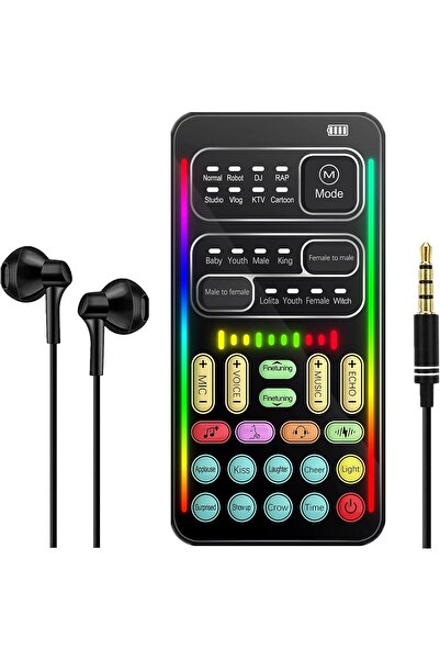 NALACAL Handheld Voice Changer Microphone with 8 Sound Effects