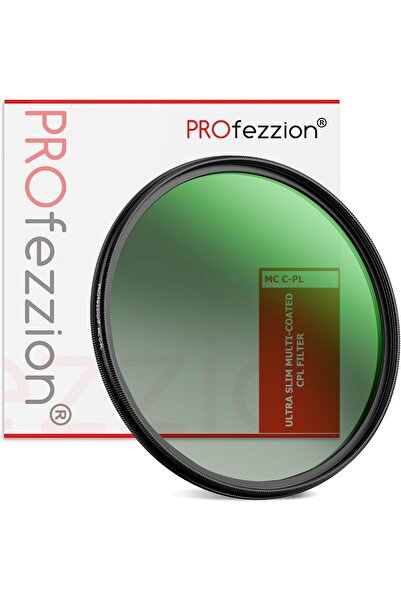 PROfezzion 82mm Circular Polarizer Filter, Ultra Slim 12-Layer Multi-Coated CPL