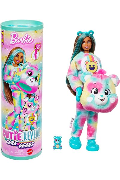 Barbie Cutie Reveal Care Bears Series 2 Good Vibes Bear JFV62 (Ages 3+)