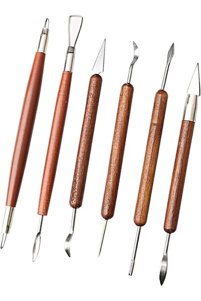 Generic Clay Sculpting Tools Set Professional Carving Tools Double-Sided Pott...