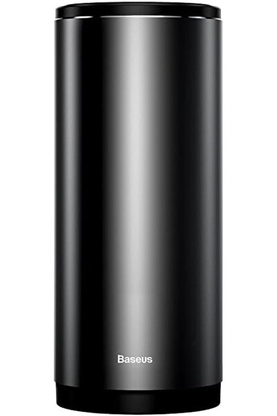 Baseus سلة مهملات مركبة خالية من الغبار بتصميم أنيق للرجال، سعة 500 مل، لون أسود