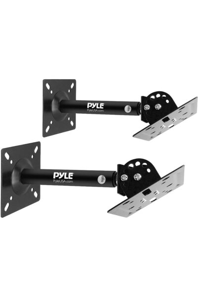 PYLE PSTNDC31 Dual Wall/Ceiling Speaker Mounts (Pair) - Black