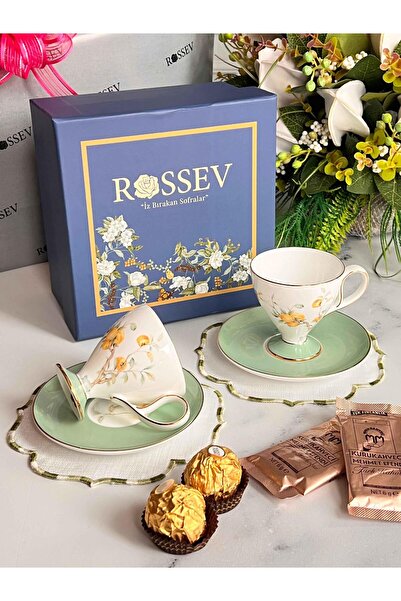 ROSSEV Gift Veronica Peachy 2-Person Gift Boxed Cup Set