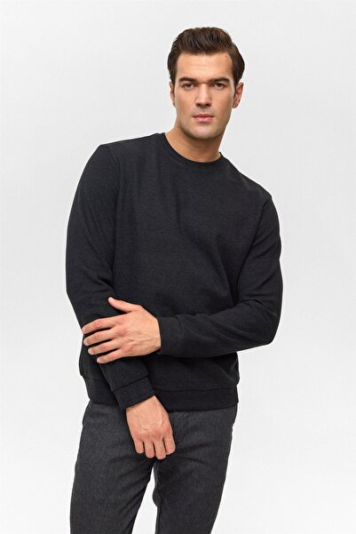 SÜVARİ O Yaka Thessaloniki Men's Sweat Sw2013700010 Black