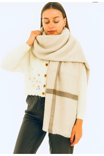 ZERAMİNE Ekoseli Kadın Kışlık Atkı Şal – Yumuşak Dokulu Premium Model