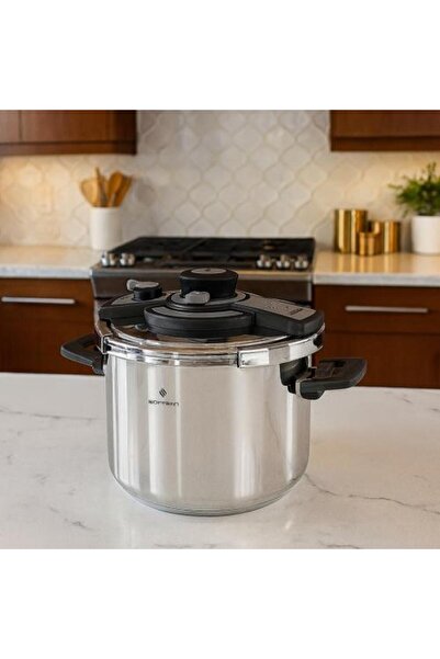 Sofram New Turkish 18/10 Sufram Stainless Steel Pressure Cooker 8L