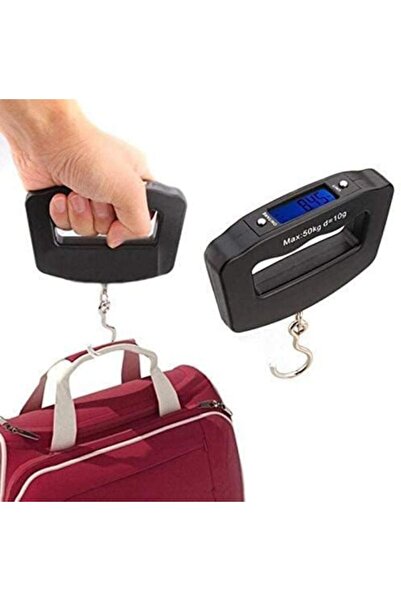 ENAR 50KG DIGITAL LCD PORTABLE HANGING WEIGHING LUGGAGE HOOK SCALE SUITCASE BAG