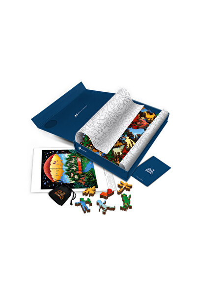 UkrainaSHOP Wooden puzzle Day And Night, 280 pieces