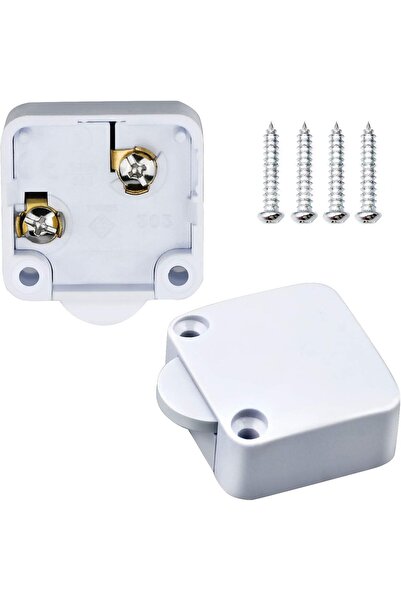 NALACAL مفتاح باب الخزانة، مفتاح إضاءة الخزانة الأوتوماتيكي (عبوة من 4 قطع)