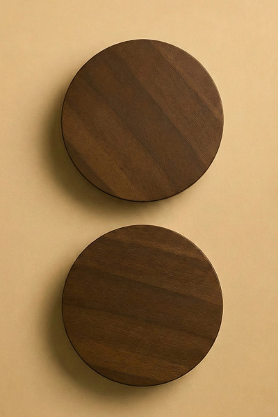 Fhilli Vetro 2-Pack Wooden Lid 8 cm