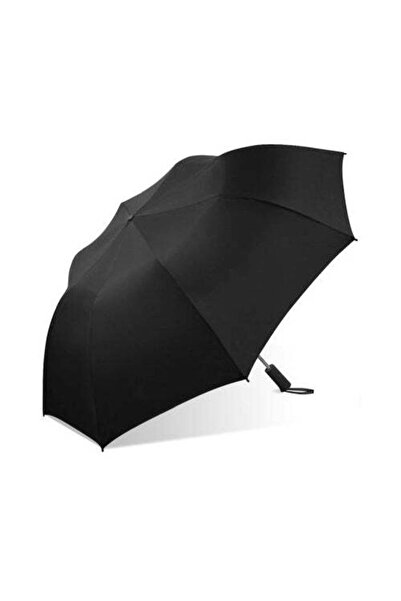 RainShield Chaby Auto Folding 2 Person Umbrella 56 In Black