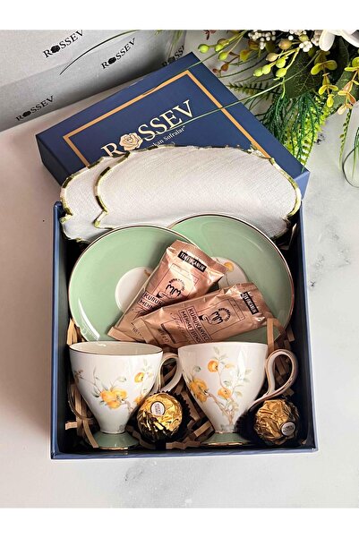 ROSSEV Gift Veronica Peachy 2-Person Gift Boxed Cup Set