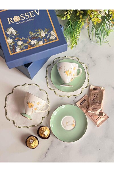 ROSSEV Gift Veronica Peachy 2-Person Gift Boxed Cup Set