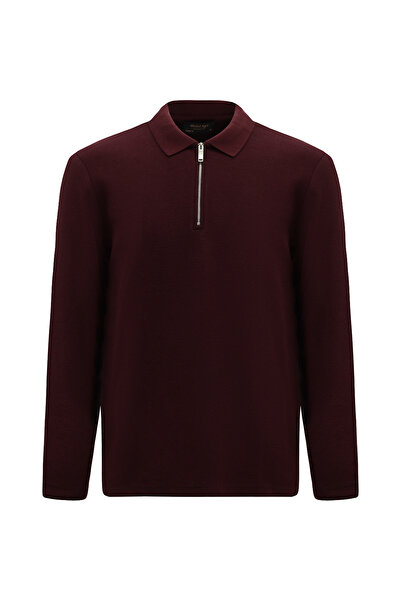 Abdullah Kiğılı A.K Polo Yk Ferm.Pam/Yün Sweatshirt - 8683841926078