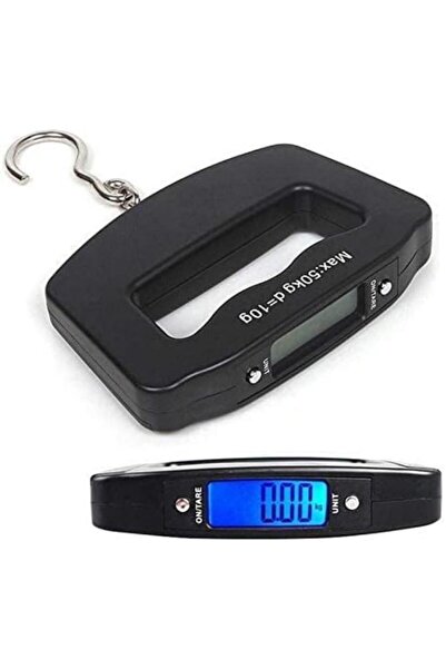 ENAR 50KG DIGITAL LCD PORTABLE HANGING WEIGHING LUGGAGE HOOK SCALE SUITCASE BAG