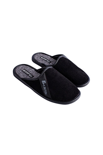 Belsta Papuci de casă din velur negru, marimea 43