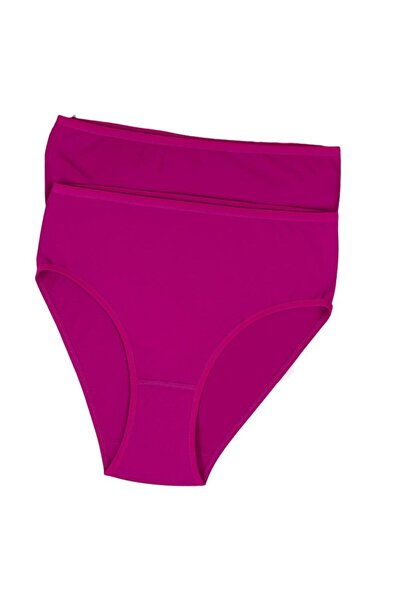 FUNELLA Women's 2-Piece Stretch Fabric High Waist Panties