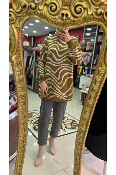 NUS Wave Patterned Knitwear Tunic