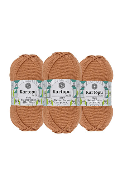 Kartopu Baby Natural Hand Knitting Yarn 100 Gr. 3 Pieces K261