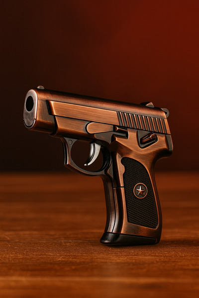 Wishing Accessory Silah Şeklinde Pürmüzlü Çakmak