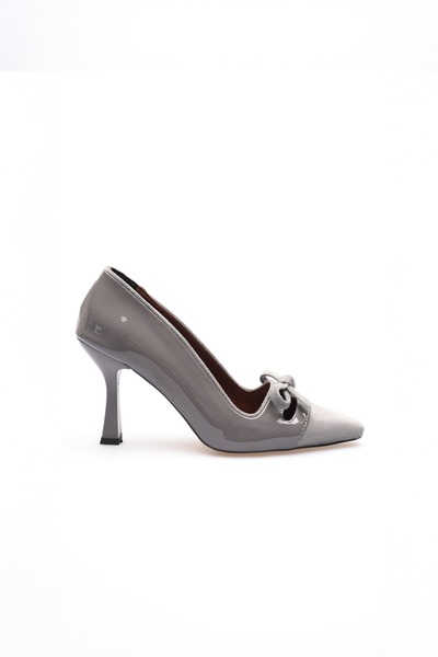 MARCHEO Daria Women's Gray Heeled Shoes