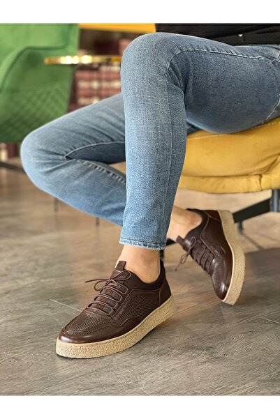 MOR KUNDURA Genuine Leather Daily Use Men's Sneakers Shoes