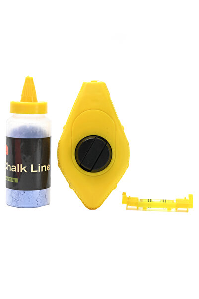 Lawazim Chalk Line Kit 3pcs Blue - Marking Tool for Construction and Woodwork