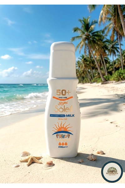 Saleil Retail 50 factor (uva+uvb) vitamin e enriched children's sunscreen 200 ml