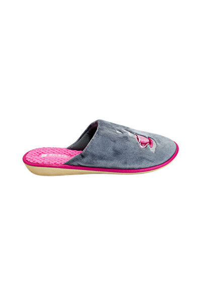 Belsta Grey slippers and pink insole, grey color, size 41