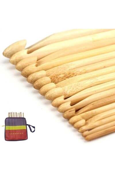 Crochet Wooden Hook Set