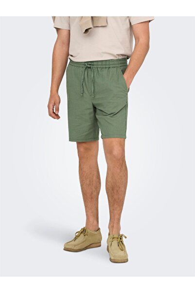 Only & Sons Men's Onslinus 0007 Cot Lin Shorts Noos Os22024967-4635192