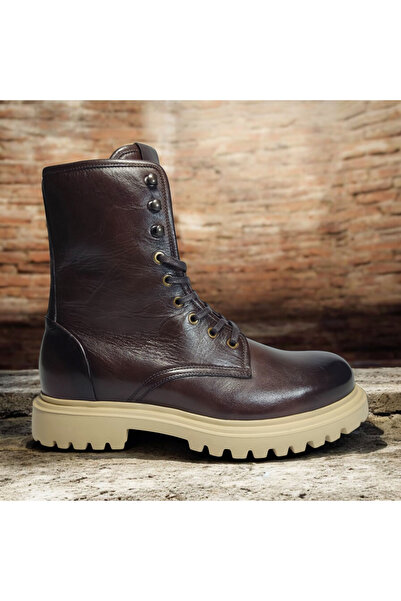 VİVA SHOES 100% Genuine Leather Eva Sole Men's Boots