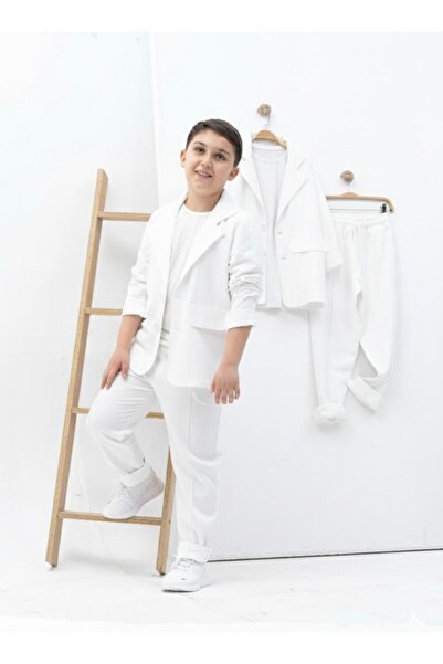 Zelhankids Boy's Linen Suit (Set of 3)