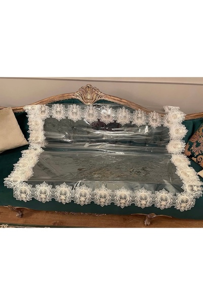 Madamca Mi̇yryam Pvc Transparent Tablecloth 160X220
