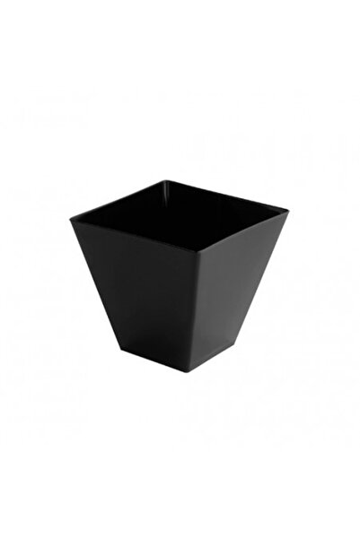 Esse Set of 24 polystyrene disposable bowls, 95 cc - black