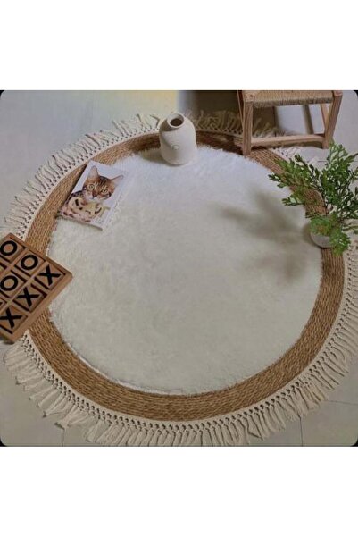 SPR مفرش خوص بوهيمي FUR Bohemian Jute Rug FUR