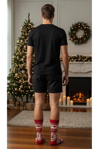 Plus Scorpion Men's Cotton Christmas Socks - Individual Pair, Warm, Soft, and Comfortable