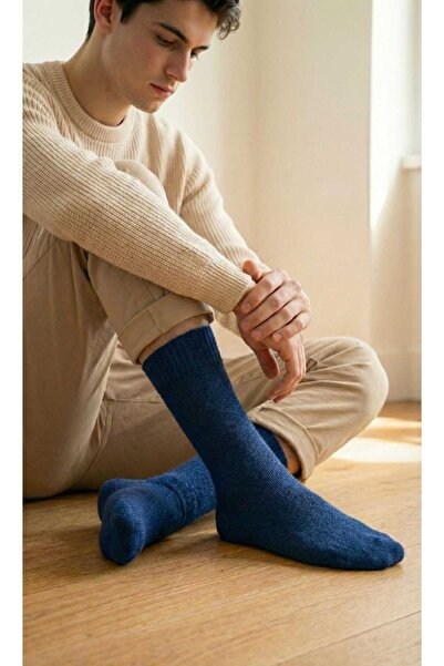 LAGRANZE Ultra Warm Men's Plain Wool Socks