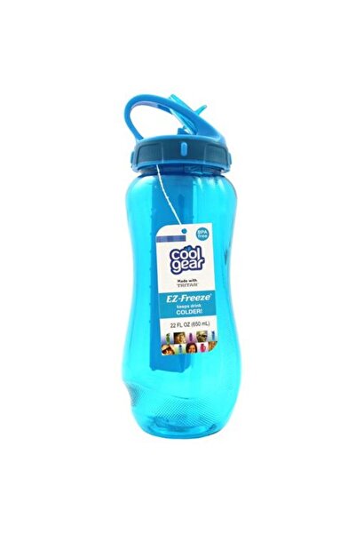 Coolgear Water Bottle HORIZON w Stick Blue 22oz