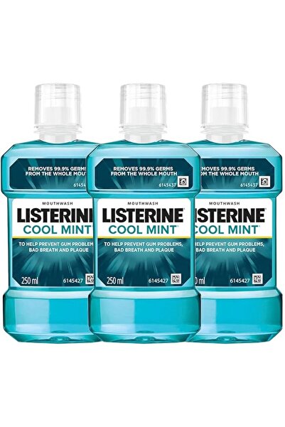 Listerine غسول الفم بنكهة النعناع المنعش يقضي على 99.9% من الجراثيم، 250 مل (...