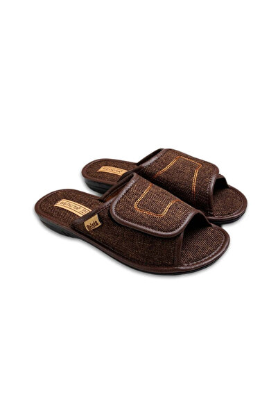 Belsta Velcro brown slippers, size 40