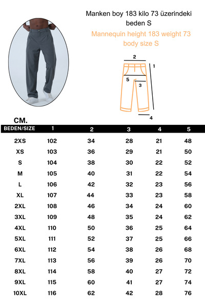 RELAXL Large Size Loose Long Leg Pleated Men's Trousers Dark Gray